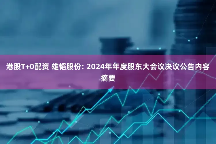 港股T+0配资 雄韬股份: 2024年年度股东大会议决议公告内容摘要