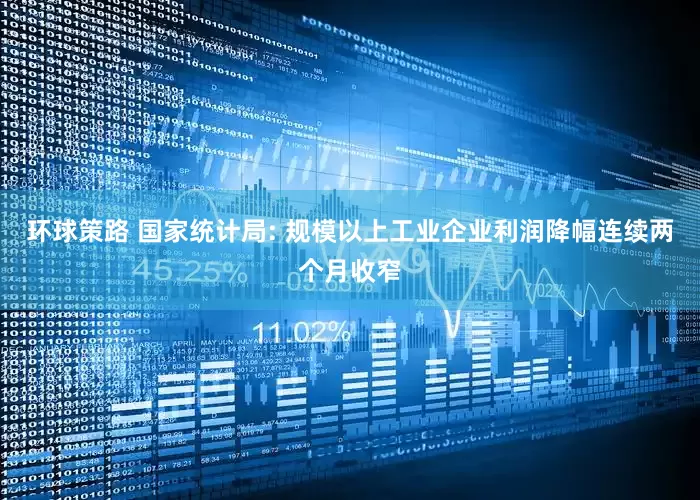 环球策路 国家统计局: 规模以上工业企业利润降幅连续两个月收窄